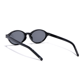 Bloom - Black Oval Sunglasses for Women (2537CL2185)