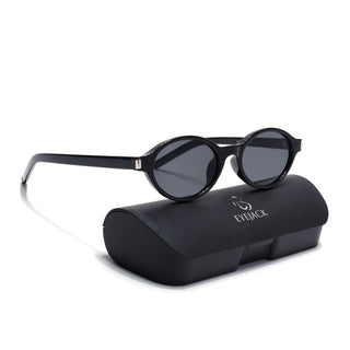 Bloom - Black Oval Sunglasses for Women (2537CL2185)
