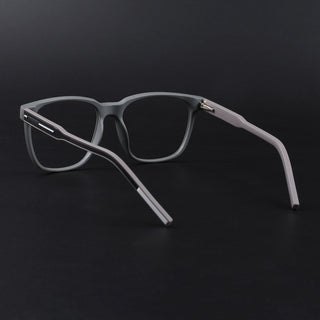 Eyejack Rush Grey Square Eyeglasses for Men & Women (1003FCL1455-C11)