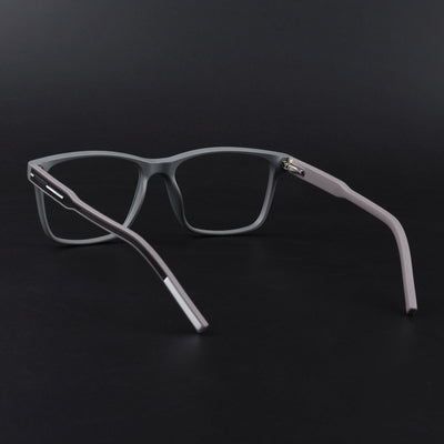 Eyejack Rush Grey Square Eyeglasses for Men & Women (1001FCL1451-C11)