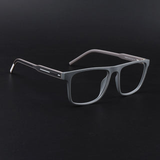 Eyejack Rush Grey Square Eyeglasses for Men & Women (1006FCL1457-C11)