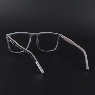 Eyejack Rush Grey Square Eyeglasses for Men & Women (1006FCL1457-C11)