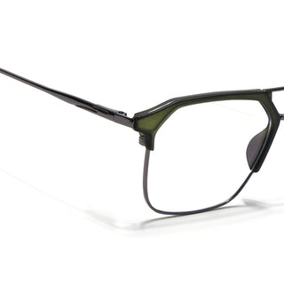 Eyejack Turbo Green Wayfarer Eyeglasses for Men & Women (95001FCL1448-C5)