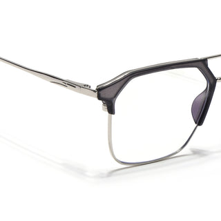 Eyejack Turbo Grey Wayfarer Eyeglasses for Men & Women (95001FCL1445-C2)