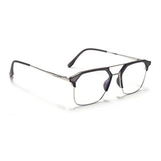 Eyejack Turbo Black Wayfarer Eyeglasses for Men & Women (95001FCL1444-C1)