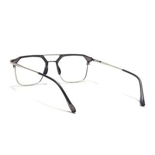 Eyejack Turbo Grey Wayfarer Eyeglasses for Men & Women (95001FCL1445-C2)