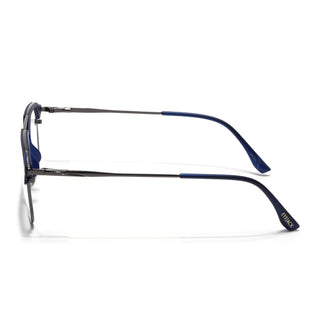 Eyejack Turbo Blue Wayfarer Eyeglasses for Men & Women (95001FCL1447-C4)