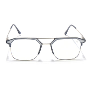 Eyejack Turbo Light Grey Wayfarer Eyeglasses for Men & Women (95001FCL1446-C3)