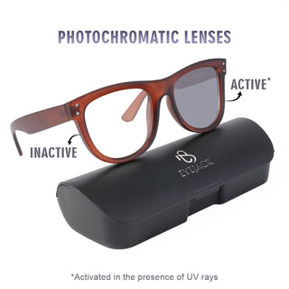 Eyejack Photochromic reverse technology Shine Brown Sunglasses (1001CL605-C7)