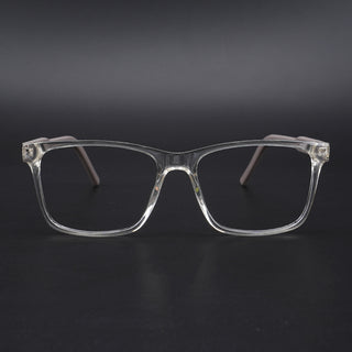 Eyejack Rush Transparent Square Eyeglasses for Men & Women (1001CL636-C2)