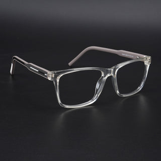 Eyejack Rush Transparent Square Eyeglasses for Men & Women (1001CL636-C2)