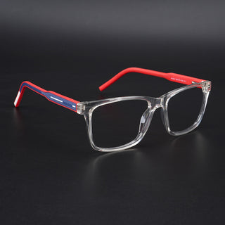 Eyejack Rush Transparent Square Eyeglasses for Men & Women (1001CL638-C4)