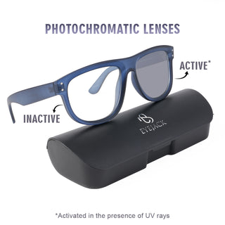 Eyejack Photochromic reverse technology Matt Blue Sunglasses (1002CL621-C11)