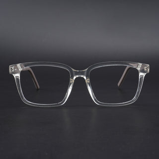 Eyejack Rush Transparent Square Eyeglasses for Men & Women (1002CL646-C2)