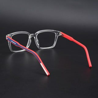 Eyejack Rush Transparent Square Eyeglasses for Men & Women (1002CL648-C4)