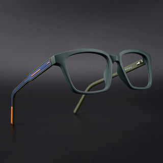 Eyejack Rush Green Square Eyeglasses for Men & Women (1002CL650-C6)