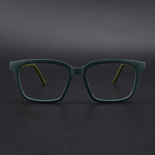 Eyejack Rush Green Square Eyeglasses for Men & Women (1002CL650-C6)