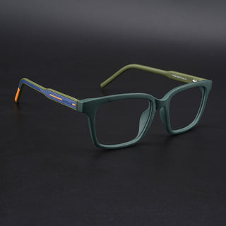 Eyejack Rush Green Square Eyeglasses for Men & Women (1002CL650-C6)