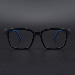 Eyejack Rush Navy Blue Square Eyeglasses for Men & Women (1002CL652-C8)