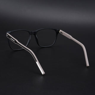 Eyejack Rush Matt Black Square Eyeglasses for Men & Women (1003CL655-C1)