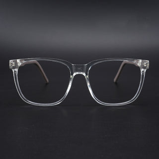 Eyejack Rush Transparent Square Eyeglasses for Men & Women (1003CL656-C2)