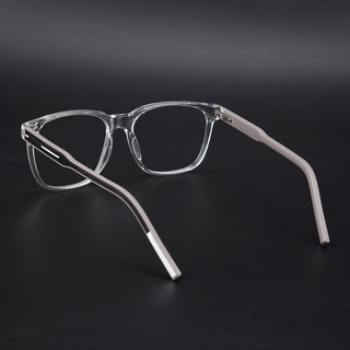 Eyejack Rush Transparent Square Eyeglasses for Men & Women (1003CL656-C2)