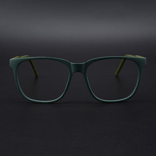 Eyejack Rush Green Square Eyeglasses for Men & Women (1003CL660-C6)