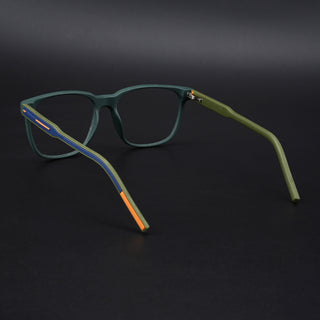 Eyejack Rush Green Square Eyeglasses for Men & Women (1003CL660-C6)