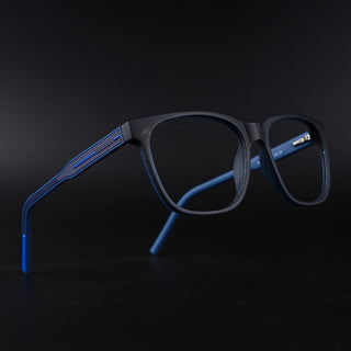 Eyejack Rush Navy Blue Square Eyeglasses for Men & Women (1003CL662-C8)