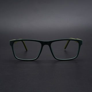 Eyejack Rush Green Square Eyeglasses for Men & Women (1004CL670-C6)