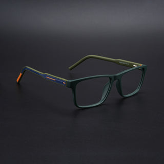 Eyejack Rush Green Square Eyeglasses for Men & Women (1004CL670-C6)