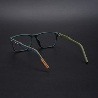 Eyejack Rush Green Square Eyeglasses for Men & Women (1004CL670-C6)