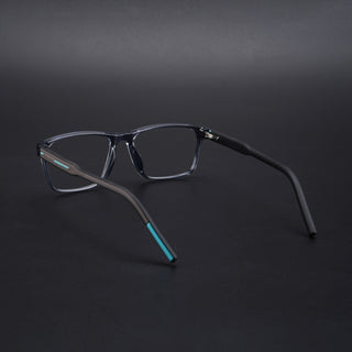 Eyejack Rush Grey Square Eyeglasses for Men & Women (1004CL673-C9)