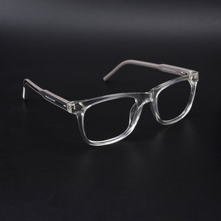 Eyejack Rush Transparent Square Eyeglasses for Men & Women (1005CL676-C2)