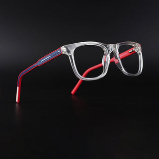 Eyejack Rush Transparent Square Eyeglasses for Men & Women (1005CL678-C4)