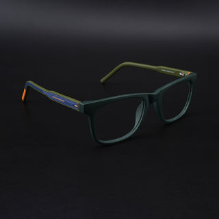 Eyejack Rush Green Square Eyeglasses for Men & Women (1005CL680-C6)