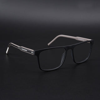 Eyejack Rush Matt Black Square Eyeglasses for Men & Women (1006CL685-C1)