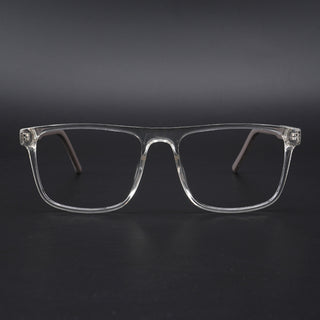 Eyejack Rush Transparent Square Eyeglasses for Men & Women (1006CL686-C2)