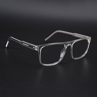 Eyejack Rush Transparent Square Eyeglasses for Men & Women (1006CL686-C2)