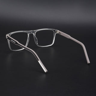 Eyejack Rush Transparent Square Eyeglasses for Men & Women (1006CL686-C2)