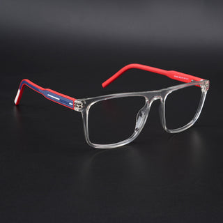 Eyejack Rush Transparent Square Eyeglasses for Men & Women (1006CL688-C4)