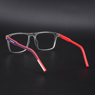 Eyejack Rush Transparent Square Eyeglasses for Men & Women (1006CL688-C4)