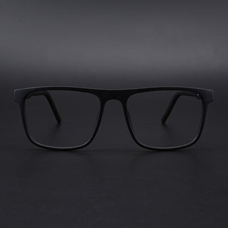 Eyejack Rush Matt Black Square Eyeglasses for Men & Women (1006CL691-C7)