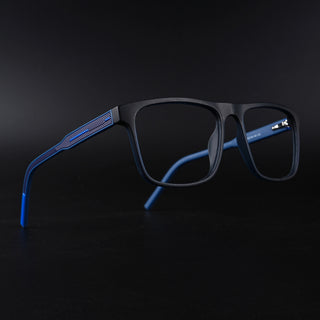 Eyejack Rush Navy Blue Square Eyeglasses for Men & Women (1006CL692-C8)