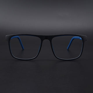 Eyejack Rush Navy Blue Square Eyeglasses for Men & Women (1006CL692-C8)