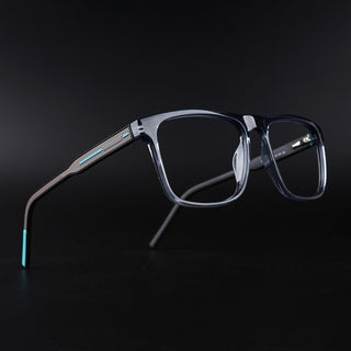 Eyejack Rush Grey Square Eyeglasses for Men & Women (1006CL693-C9)