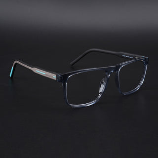 Eyejack Rush Grey Square Eyeglasses for Men & Women (1006CL693-C9)