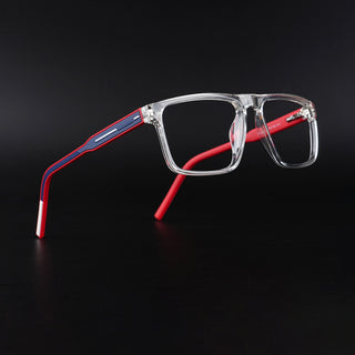 Eyejack Rush Transparent Square Eyeglasses for Men & Women (1007CL698-C4)