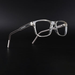 Eyejack Rush Transparent Square Eyeglasses for Men & Women (1008CL706-C2)