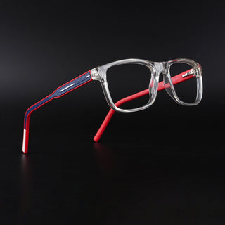 Eyejack Rush Transparent Square Eyeglasses for Men & Women (1008CL708-C4)